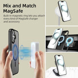 Tech-Protect iPhone 16 Plus MagMat Mobil Cover - MagSafe Kompatibel - Mat Sort