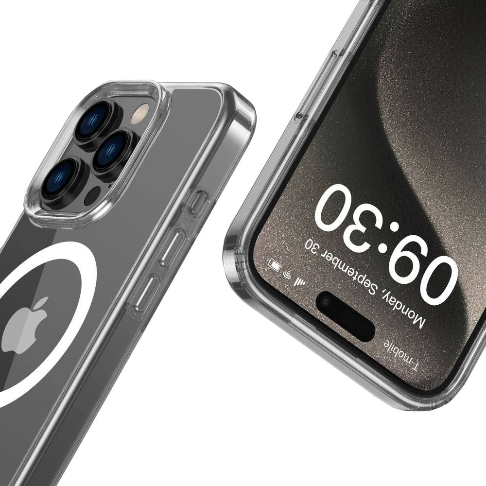 Tech-Protect iPhone 16 Pro Flexair Hybrid Mobil Cover - MagSafe Kompatibel - Gennemsigtig