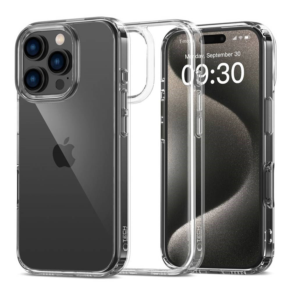 Tech-Protect iPhone 16 Pro Max Flexair Hybrid Mobil Cover - Gennemsigtig