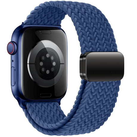 Apple Watch (42/44/SE/45/46/49mm) Tech-Protect Nylon Rem - Mørkeblå