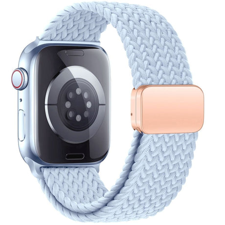 Apple Watch (42/44/SE/45/46/49mm) Tech-Protect Nylon Rem - Lyseblå