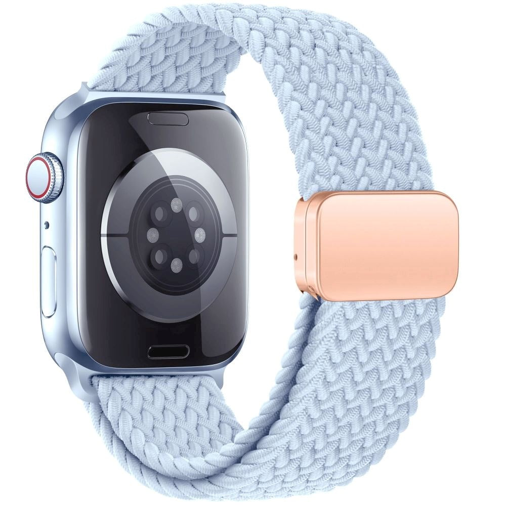 Apple Watch (38/40/SE/41/42mm) Tech-Protect Nylon Rem - Lyseblå