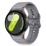 Samsung Galaxy Watch 4 / 5 / 6 / 7 / FE Tech-Protect Silikone Sport Rem - Grå