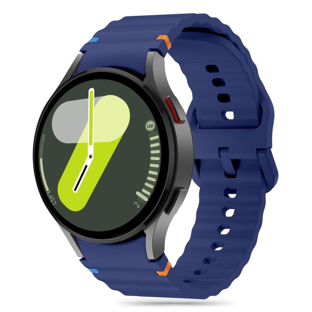 Samsung Galaxy Watch 4 / 5 / 6 / 7 / FE Tech-Protect Silikone Sport Rem - Mørkeblå