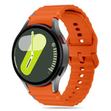 Samsung Galaxy Watch 4 / 5 / 6 / 7 / FE Tech-Protect Silikone Sport Rem - Orange