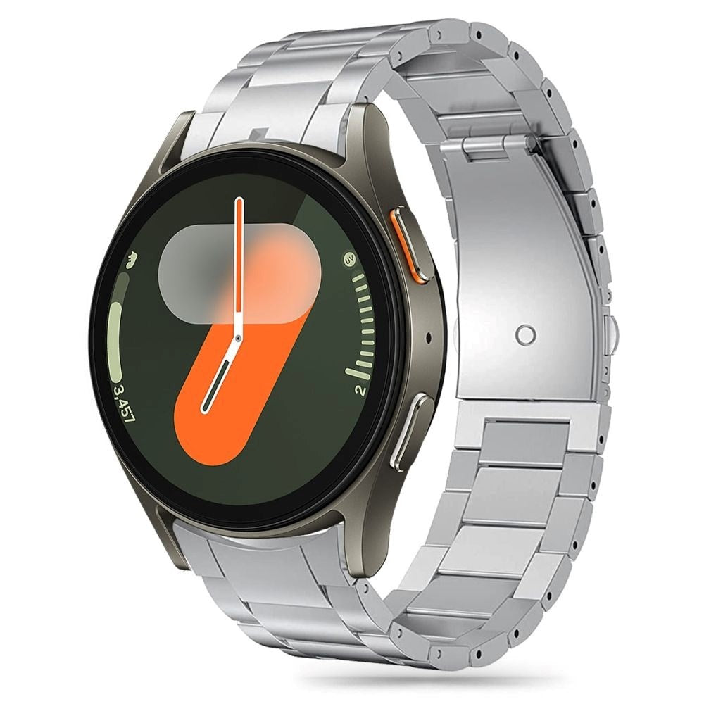Samsung Galaxy Watch 4 / 5 / 6 / 7 / FE Tech-Protect Stainless Stålrem - Sølv