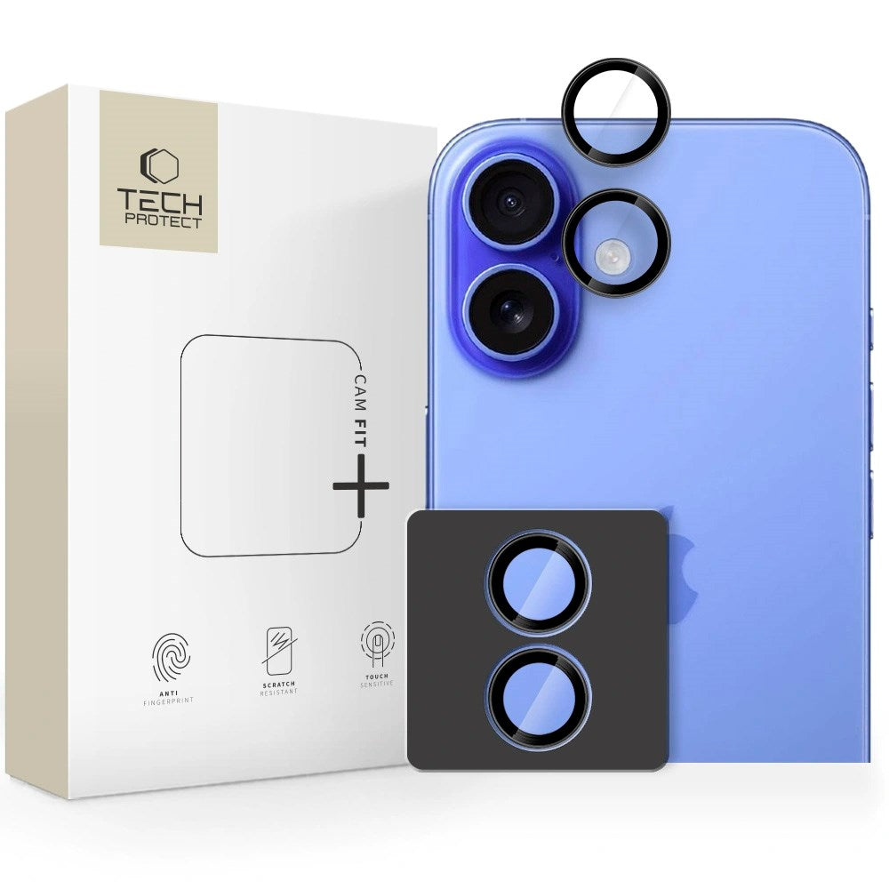 Tech-Protect - iPhone 17 - Camring Fit+ Kameralinsebeskyttelse - Sort