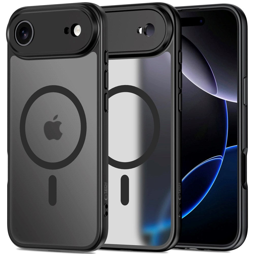 Tech-Protect - iPhone Air - BasicMag Hybrid Cover - MagSafe Kompatibel - Mat Sort
