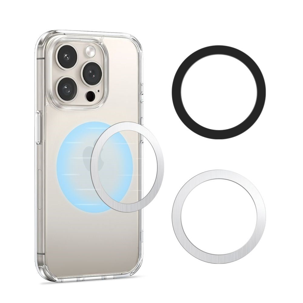 Tech-Protect MMP-110 Magnetisk Ring - Sølv / Sort