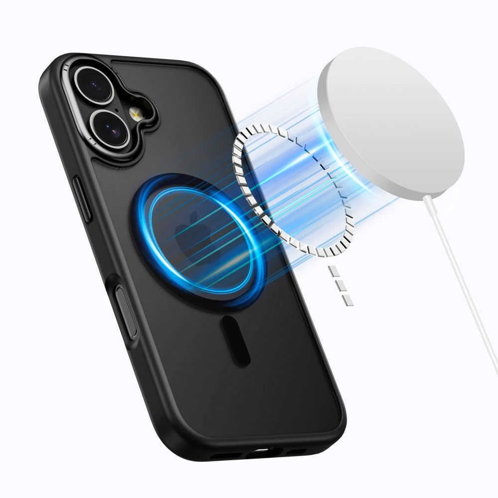 Tech-Protect - iPhone 17 - MagEdge Hybrid Cover - MagSafe Kompatibel - Mat Sort