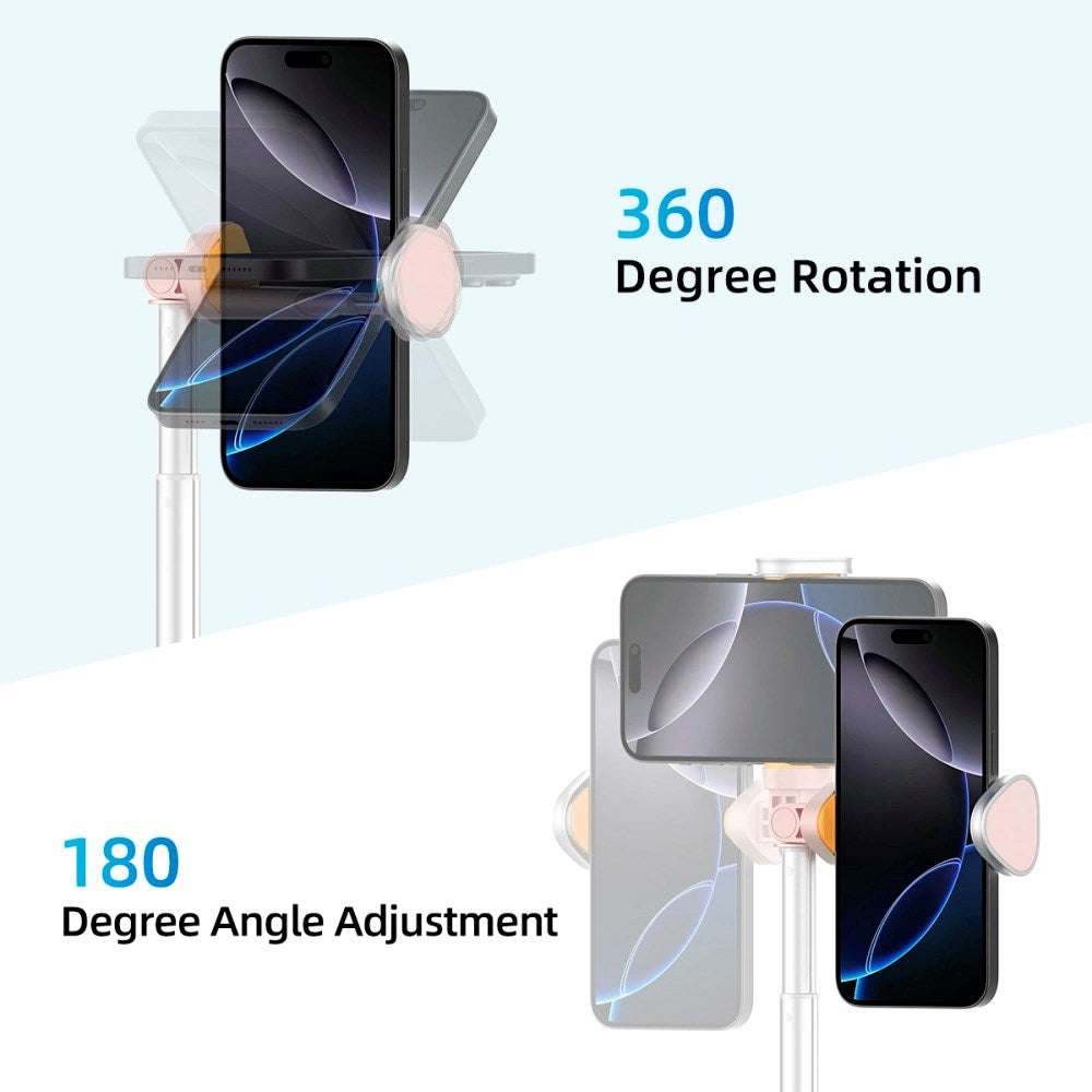 Bluetooth Selfie Stick Tripod - Tech-Protect - Lyserød