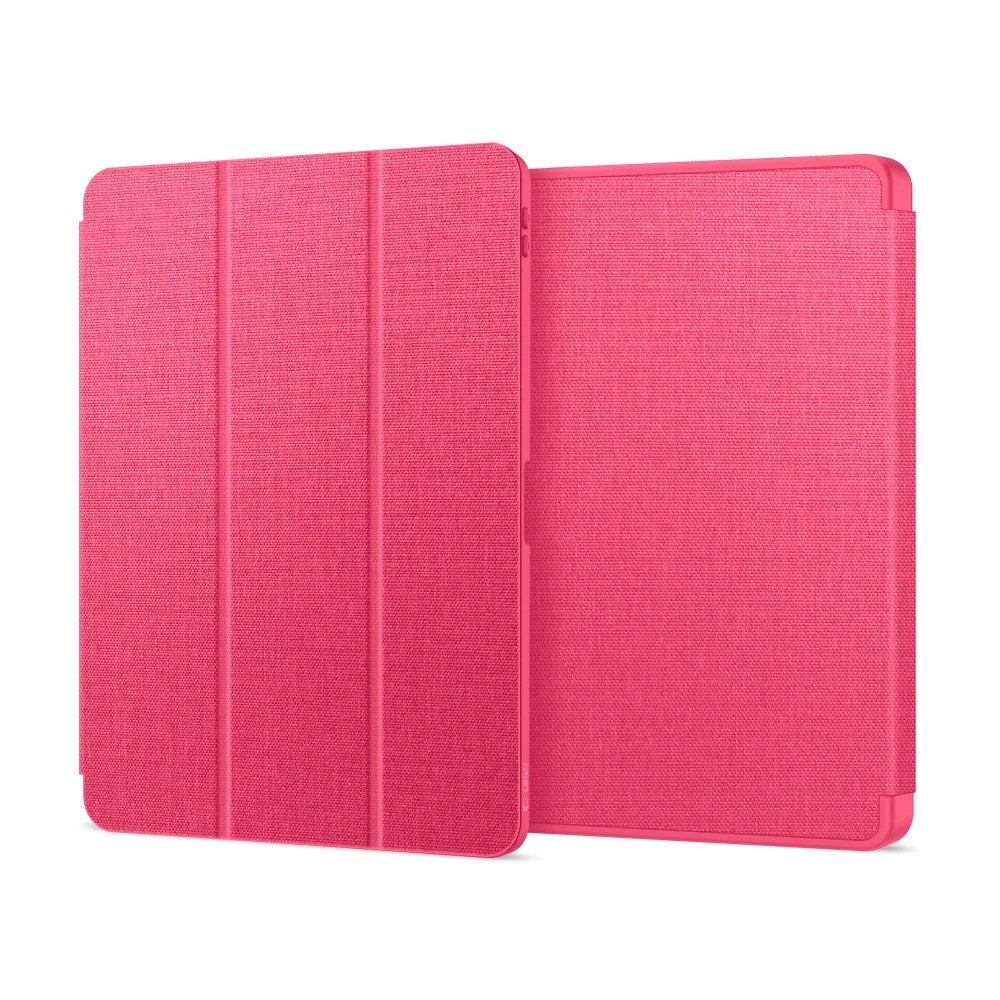 Tech-Protect - iPad 11" (2025) / 10.9" (2024 / 2022) - Canvas Flip Cover m. Pen Holder - Lyserød