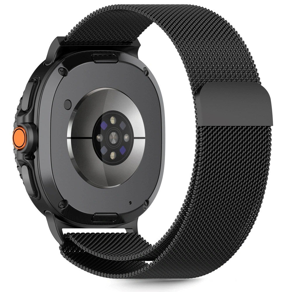 Tech-Protect Samsung Galaxy Watch 9 / 8 / 8 Classic (40 / 44 / 46mm) Milanse Band Rustfri Stål Rem - Sort