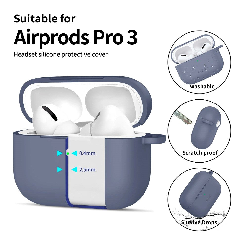 Tech-Protect - Apple AirPods Pro (3. gen.) Silicone Hook Cover - Blå