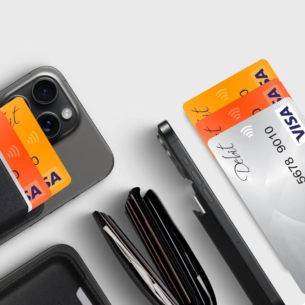 Tech-Protect MagWallet Kortholder - Kunstlæder - MagSafe Kompatibel - Blå