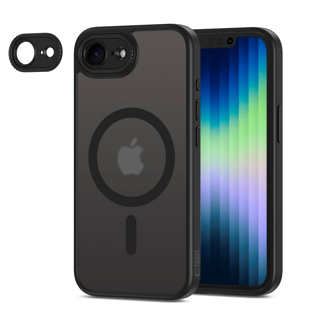iPhone 16e - Tech-Protect MagCam Cover - MagSafe Kompatibel - Mat Sort