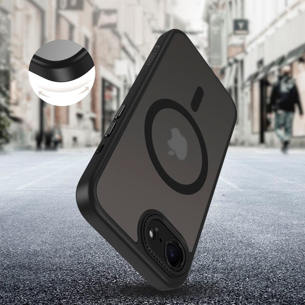 iPhone 16e - Tech-Protect MagCam Cover - MagSafe Kompatibel - Mat Sort