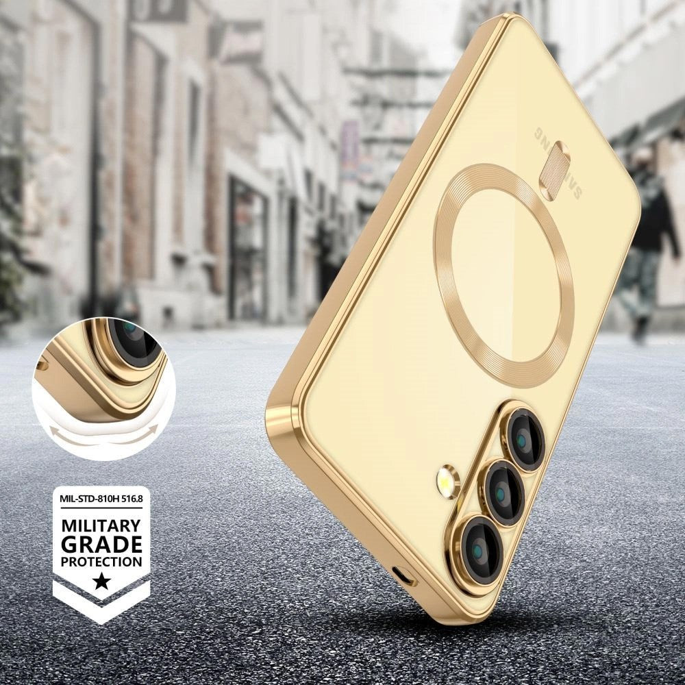 Samsung Galaxy S25 Edge - Tech-Protect MagFlex Cover - MagSafe Kompatibel - Guld