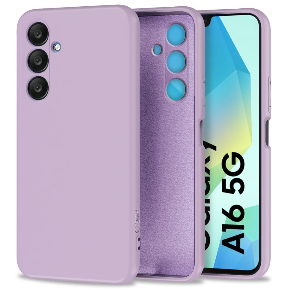 Tech-Protect Icon - Samsung Galaxy A16 (4G/5G) - Silikone Cover - Lilla
