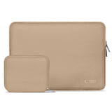 Tech-Protect - Neoslim MacBook/Laptop 15-16" Sleeve m. Lille Taske - Beige