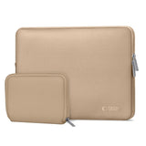 Tech-Protect - Neoslim MacBook/Laptop 15-16" Sleeve m. Lille Taske - Beige