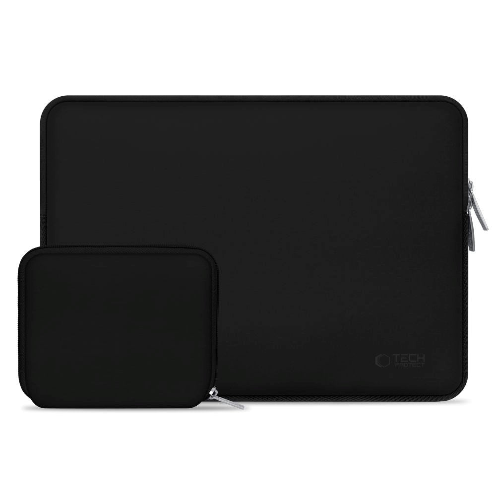 Tech-Protect - Neoslim MacBook/Laptop 15-16" Sleeve m. Lille Taske - Sort