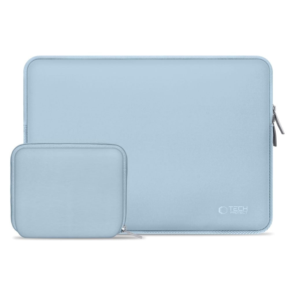 Tech-Protect - Neoslim MacBook/Laptop 15-16" Sleeve m. Lille Taske - Blå