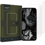 Hofi Glass Pro+ 2 Pak Google Pixel 9 Pro XL Skærmbeskyttelsesglas - Case Friendly - Gennemsigtig