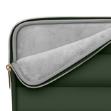 Tech-Protect Puffy - MacBook / Laptop 15-16" Sleeve m. Lille Taske - Grøn