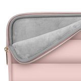 Tech-Protect Puffy - MacBook / Laptop 13-14" Sleeve m. Lille Taske - Lyserød