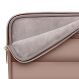 Tech-Protect Puffy - MacBook / Laptop 15-16" Sleeve m. Lille Taske - Brun