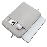 Tech-Protect Sleevy - MacBook/Laptop 13-14" Sleeve m. Lomme - Grå