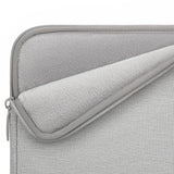 Tech-Protect Sleevy - MacBook/Laptop 13-14" Sleeve m. Lomme - Grå