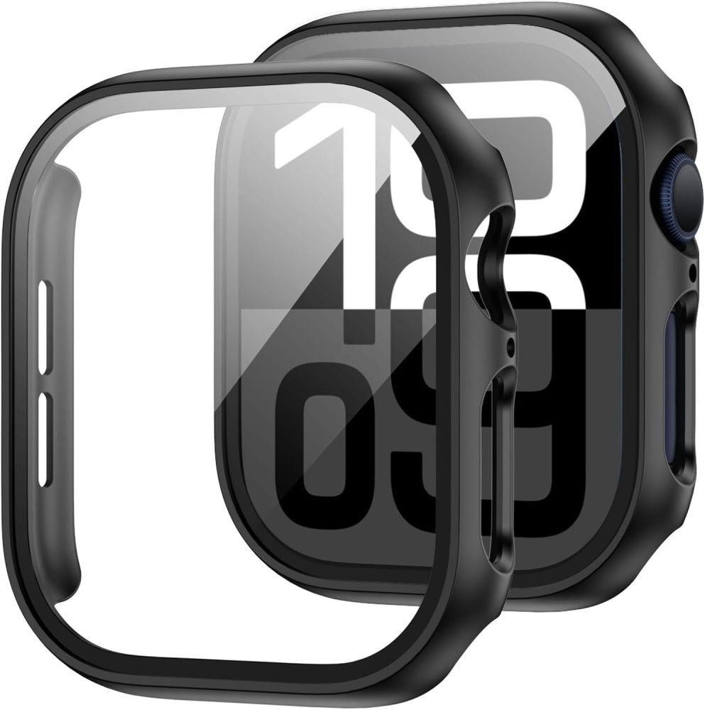 Tech-Protect Apple Watch 11 / 10 DEFENSE360 Smartwatch Case m. Skærmbeskyttelse - 42mm - Sort
