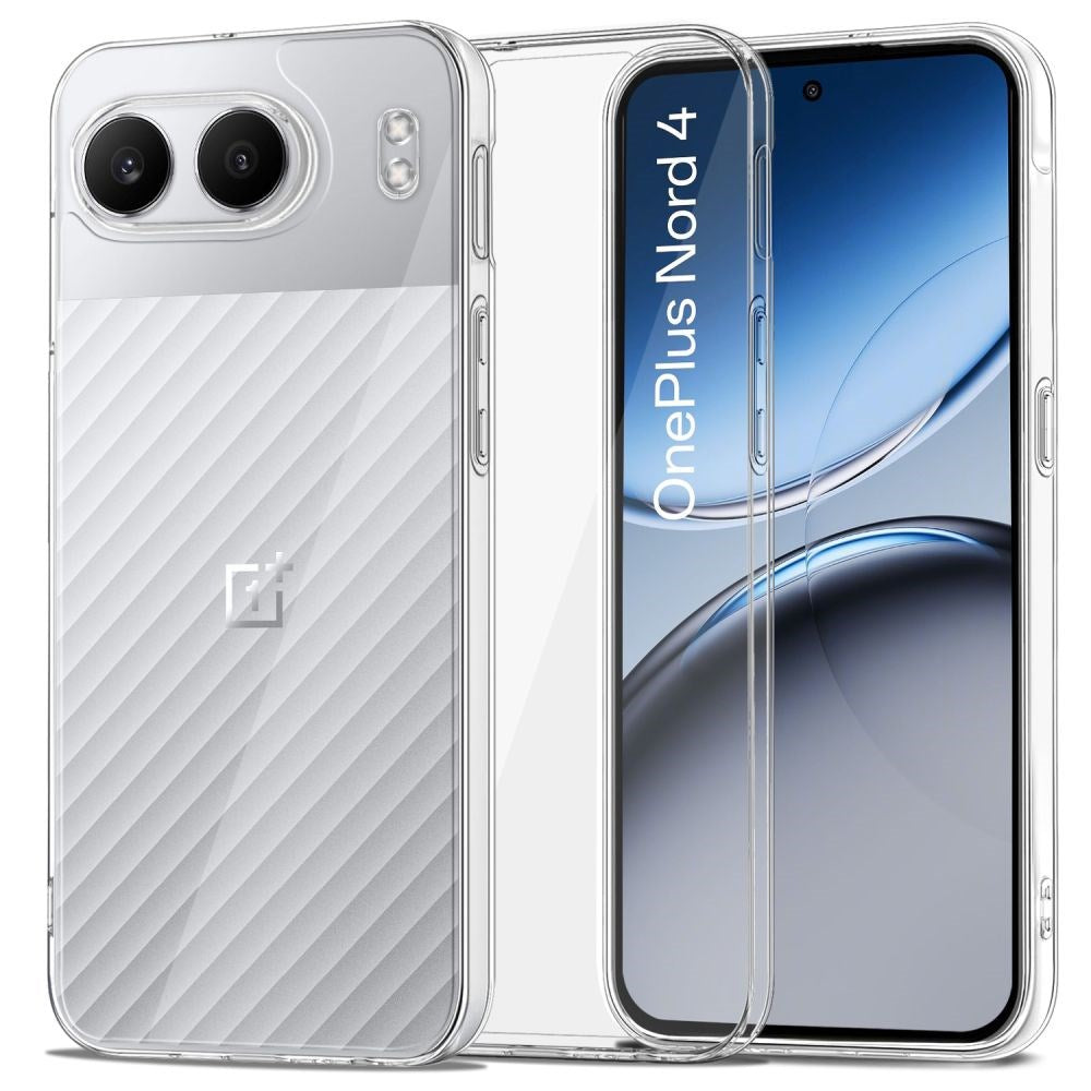 Tech-Protect OnePlus Nord 4 Flexair Hybrid Bagside Cover - Gennemsigtig