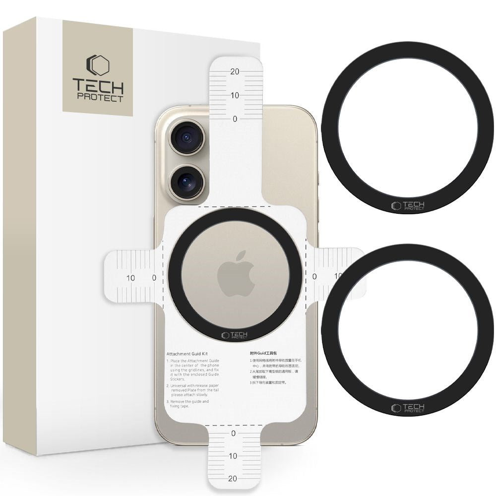 Tech-Protect MMP-110 Magnetisk Ring - Sort / Sort