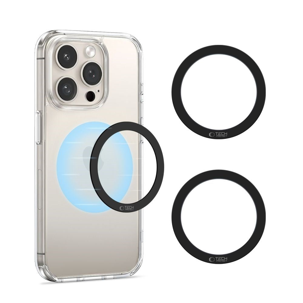 Tech-Protect MMP-110 Magnetisk Ring - Sort / Sort