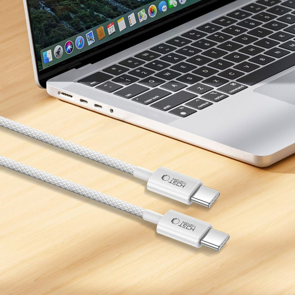 USB-C til USB-C Kabel Tech-Protect Ultraboost Lite PD 60W / 3A - 2m - Grå