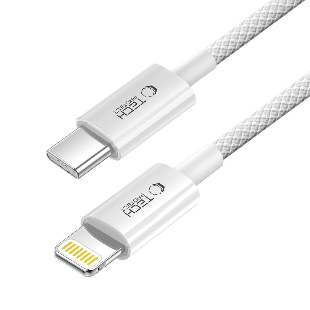 Lightning til USB-C Kabel Tech-Protect Ultraboost Lite PD 27W / 3A - 2m - Grå