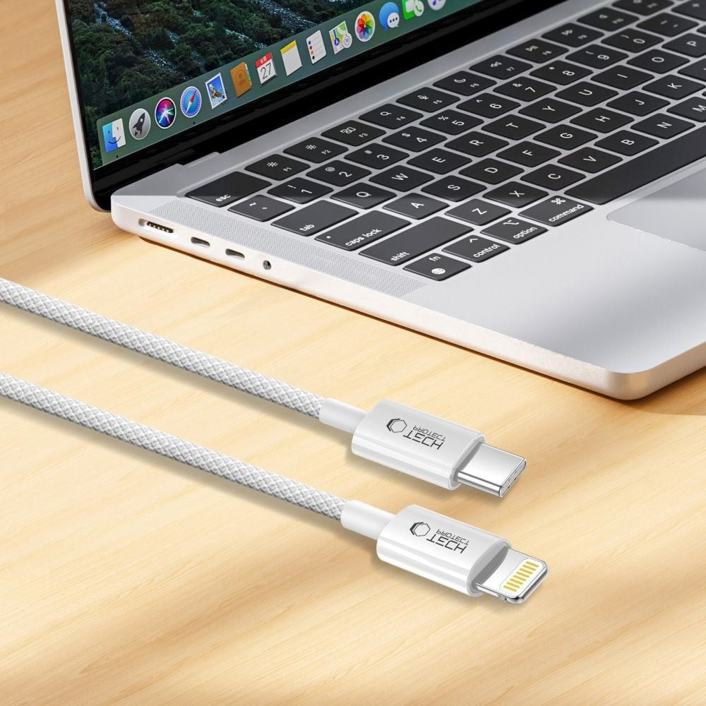 Lightning til USB-C Kabel Tech-Protect Ultraboost Lite PD 27W / 3A - 2m - Grå