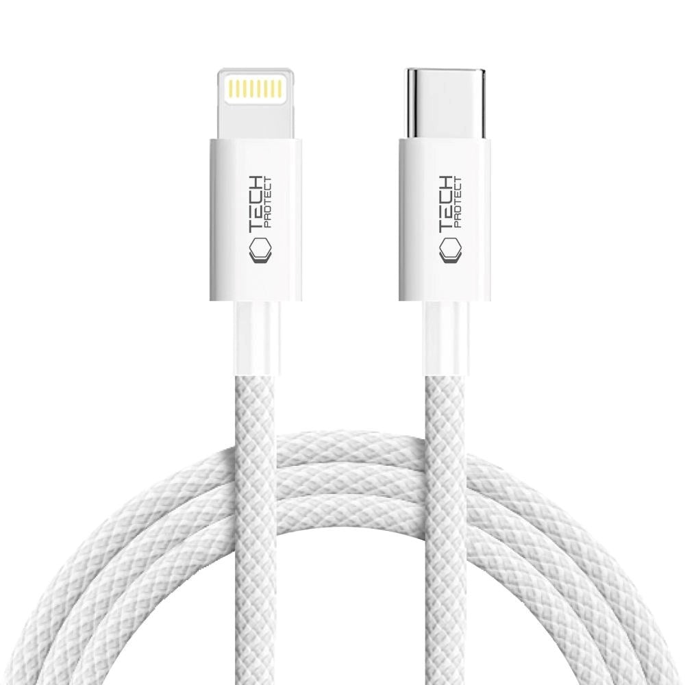Lightning til USB-C Kabel Tech-Protect Ultraboost Lite PD 27W / 3A - 2m - Grå