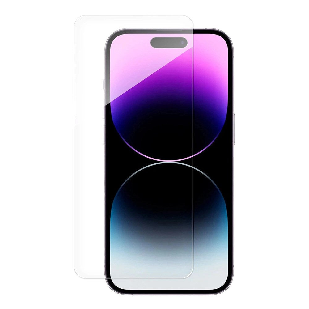 Hurtel iPhone 16 Pro Beskyttelsesglas - Case Friendly - Gennemsigtig