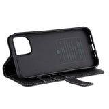 iPhone 13 GEAR Onsala Eco Flip Case med Pung - Nedbrydeligt - Sort