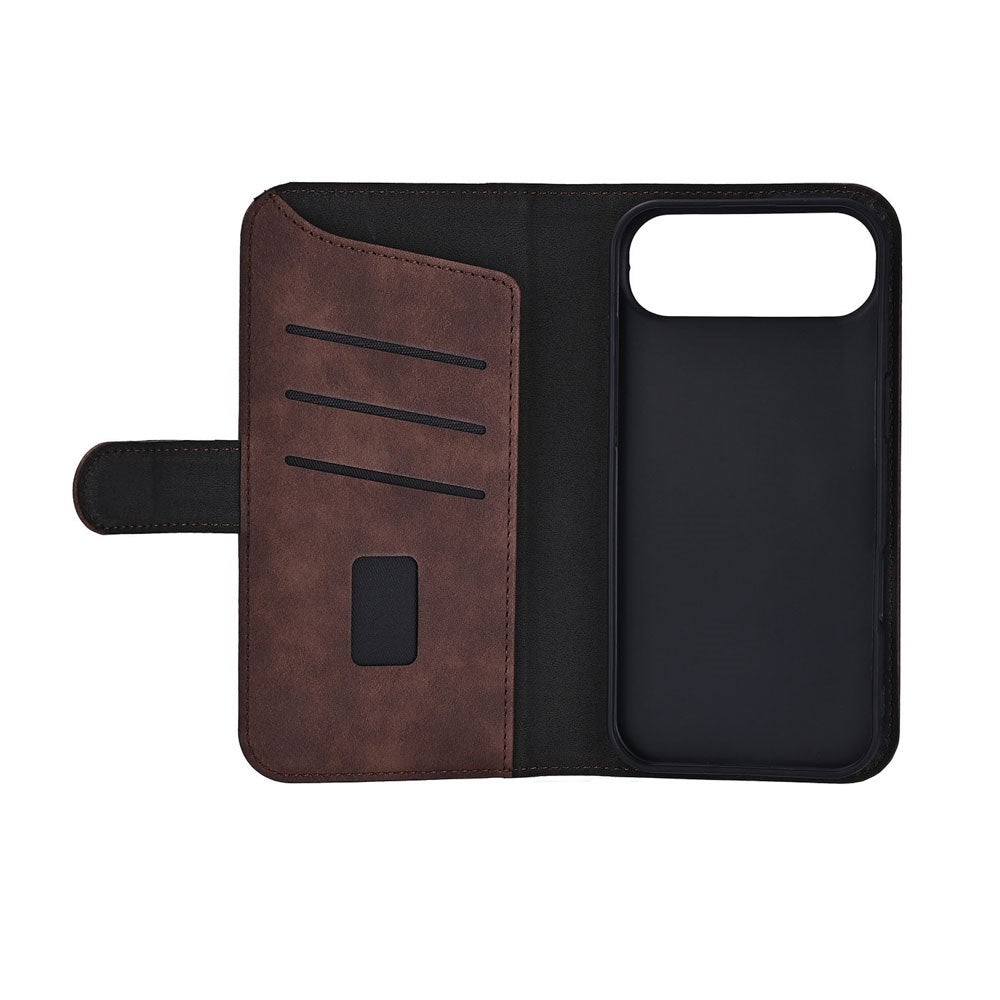 GEAR iPhone Air Kunstlæder Cover - MagSafe Kompatibel - Brun