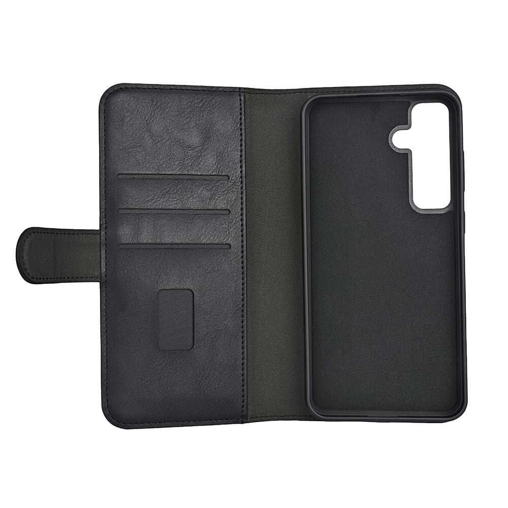 Samsung Galaxy S24 GEAR 2-in-1 Læder Mobil Cover m. Pung & Magnet - Sort