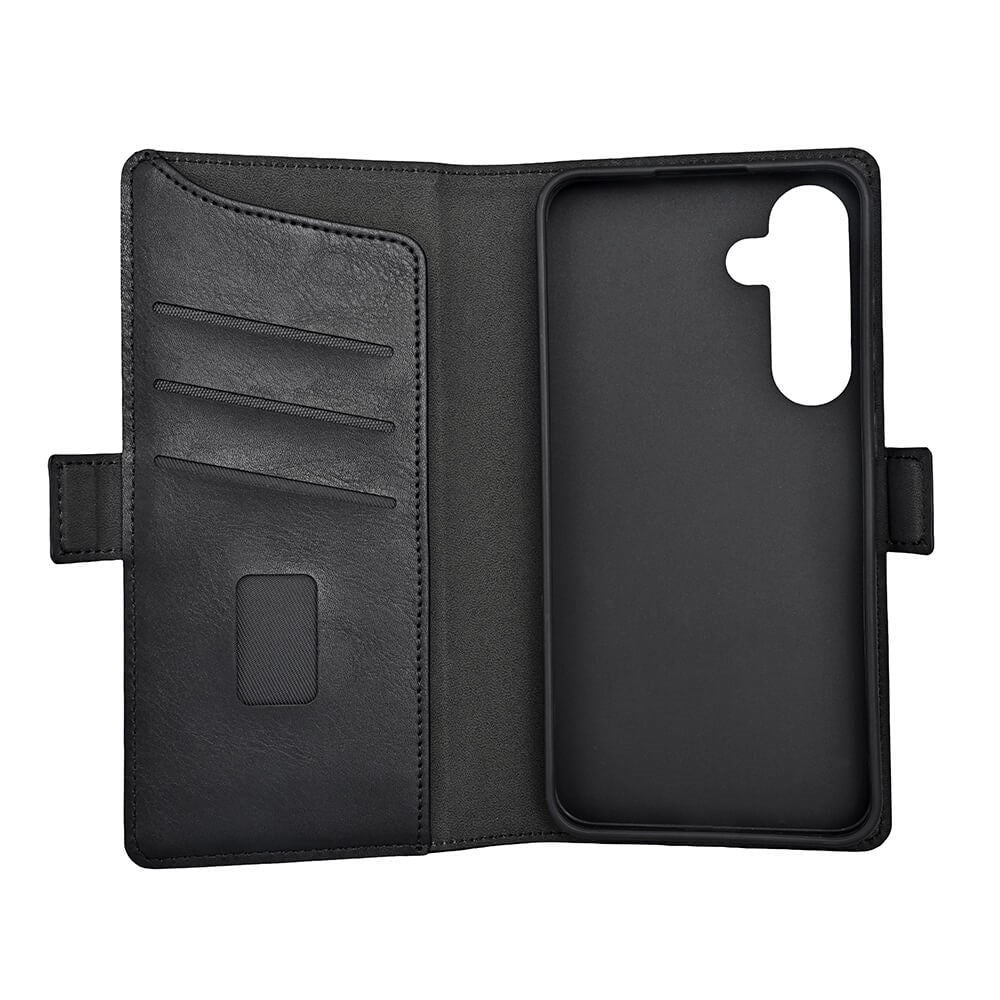 Samsung Galaxy S24+ (Plus) GEAR Læder Flip Cover m. Pung - Sort