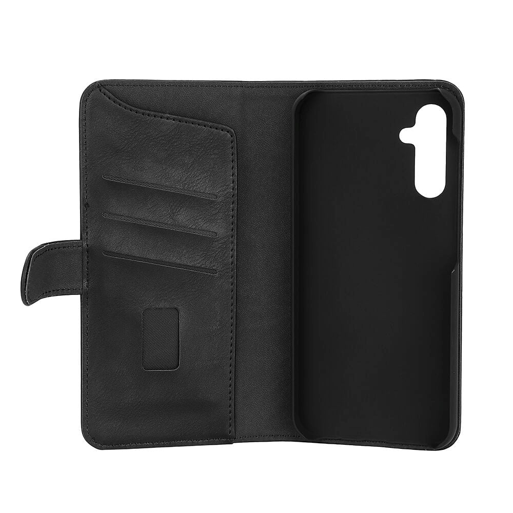 Gear Wallet Samsung A14 (5G) - Læder Flip Cover m. Pung - Sort