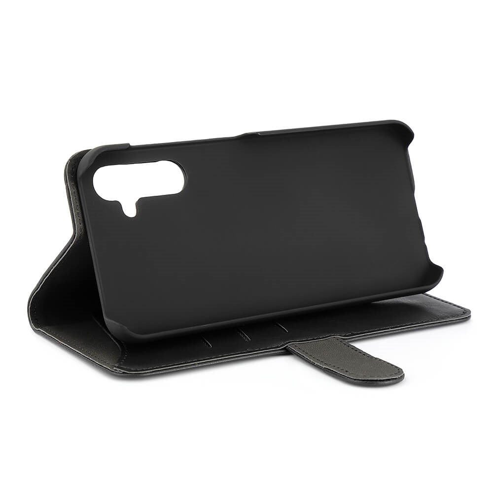 Gear Wallet Samsung A14 (5G) - Læder Flip Cover m. Pung - Sort