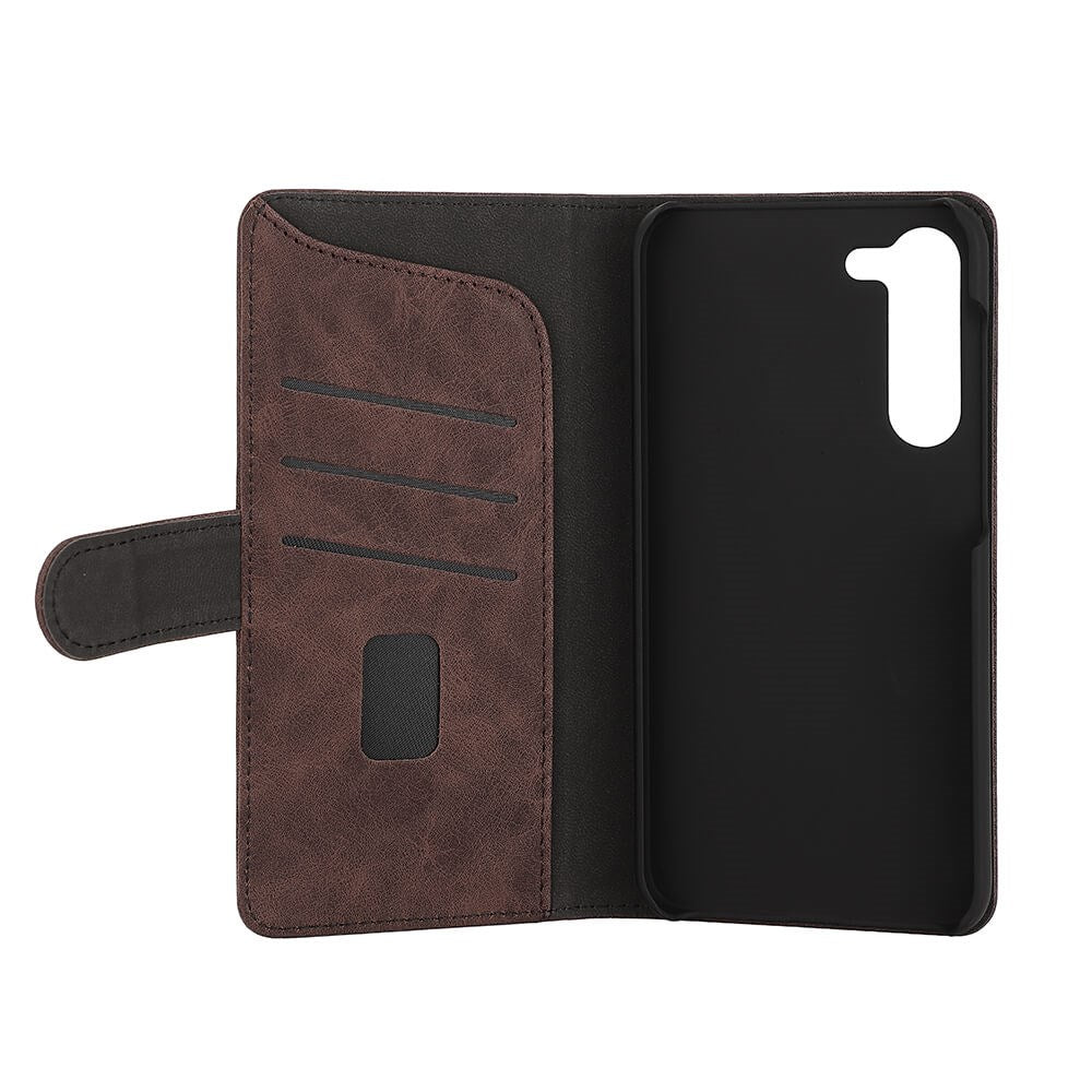 Gear Samsung Galaxy S23+ (Plus) Wallet - Læder Flip Cover m. Pung - Brun