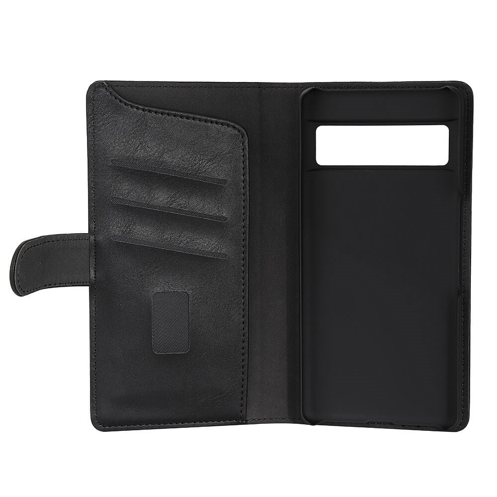 Gear Wallet Google Pixel 7 Pro - Læder Flip Cover m. Pung - Sort